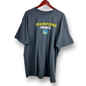 Warriors 2018 Championships men’s gray T-shirt size 2XL